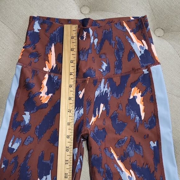 Aerie Chill Play Move Activewear Leggings Leopard Cheetah Print Women's Small - Picture 9 of 10